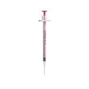 Unisharp 0.5mL 30G 12mm fixed needle syringe: Pink alternative