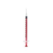 Acufine 29g x 1/2″ (0.33mm x 12mm) U-100 Fixed Needle Insulin Syringe Red | Ultra Low Dead Space alternative