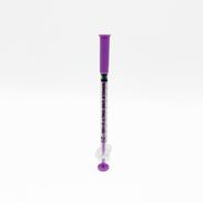 Acufine 30g 0.5ml (0.3mm x 8mm) U-100 Ultra Low Dead Space Fixed Needle &amp; Syringe Purple alternative