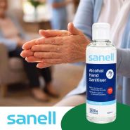 Sanell Alcohol Based Hand Sanitiser Gel (100ml) Bottle