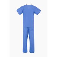 Light Blue NHS Compliant Reversible Scrub Suit Set alternative