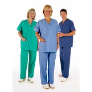 Cobalt (Dark) Blue NHS Compliant Reversible Scrub Suit Set alternative