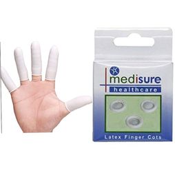 Pack of 12 Latex Finger Cots