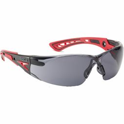 Bolle Rush+ Platinum Smoke Safety Glasses