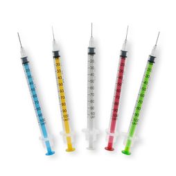 Acufine 27g x 1/2″ (0.4mm x 12mm) U-100 Fixed Insulin Needle &amp; Syringe Ultra Low Dead Space