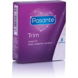 Box of 3 Pasante Trim (smaller) Condoms