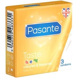 Box of 3 Pasante Flavours (Taste) Condoms
