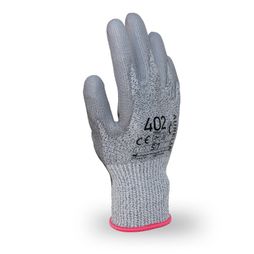 Aurelia 402 13gg Cut C Protective Glove with a Grey PU Coating