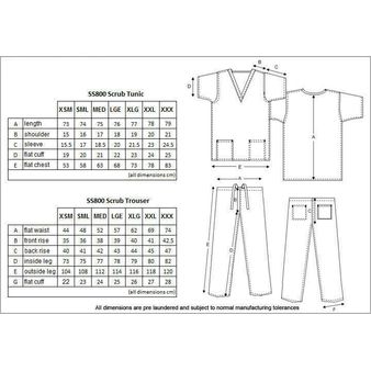 NHS Compliant Medical Scrub Suits alternative