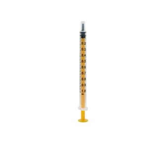 Acuject 1ml Low Dead Space Syringe Yellow alternative