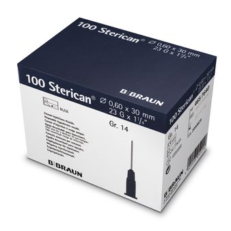 BBraun Sterican Blue 23G 25mm (1 inch) needle (box of 100) alternative