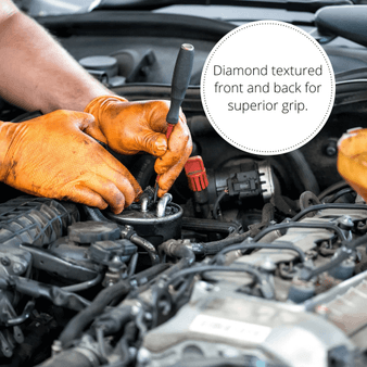 PRO.TECT Orange HD – Heavy Duty Orange Nitrile Gloves alternative