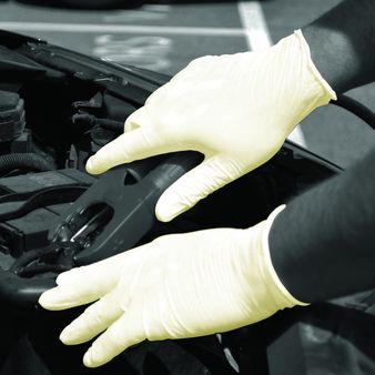 Bodyguards White Latex Powdered Disposable Gloves alternative