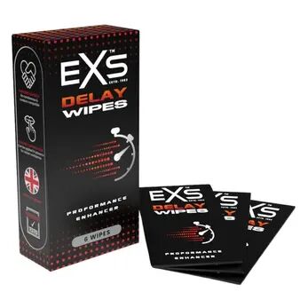 EXS Delay Wipes 6 pack