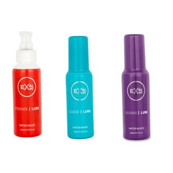 EXS Lube bottles Clear or flavoured 100ml alternative