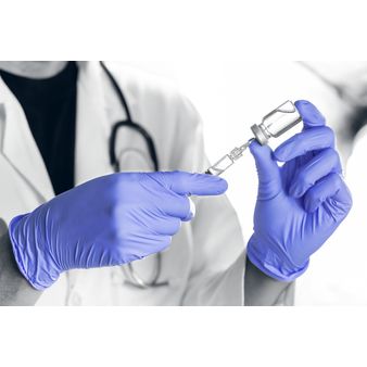 Zero - Accelerator Free Blue Nitrile Gloves – Box of 100- Size Large alternative
