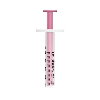 Unisharp 1ml 27G (12mm) Fixed Needle Syringe: Pink alternative