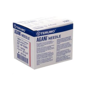 Terumo Agani Hypodermic Needle Pink 18G x 1.5 " Box of 100 alternative