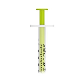 Unisharp 1ml 30G fixed needle syringe: lime green alternative