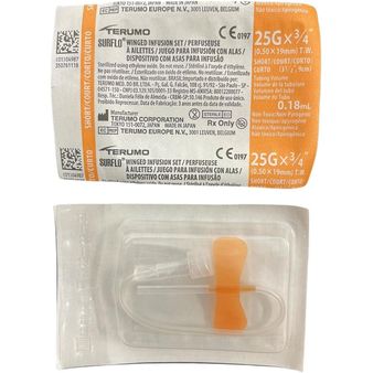 Terumo Surflo Winged Infusion Set 25G, 0.5ml alternative