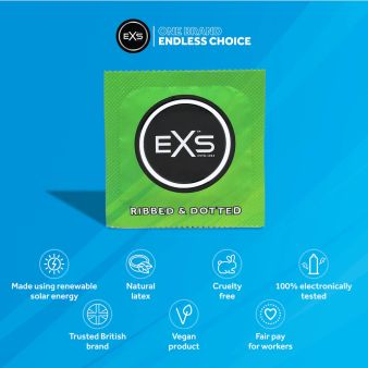 EXS Boxed Ribbed dotted condoms 48 alternative