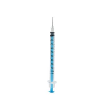 Acufine 30g x 1/2″ (0.33mm x 12mm) Ultra Low Dead Space U-100 Fixed Needle &amp; Syringe Blue alternative