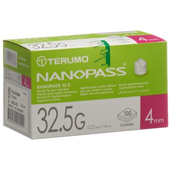Terumo Nanopass 32.5g x 4mm - Needle for Pen Injectors
