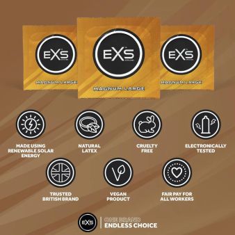 EXS Magnum Condoms 144 Boxed alternative