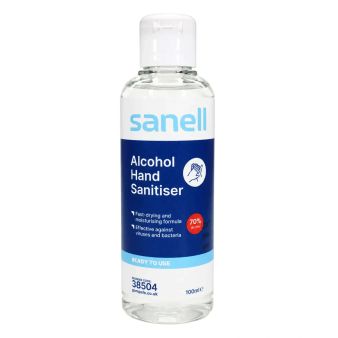 Sanell Alcohol Based Hand Sanitiser Gel (100ml) Bottle alternative