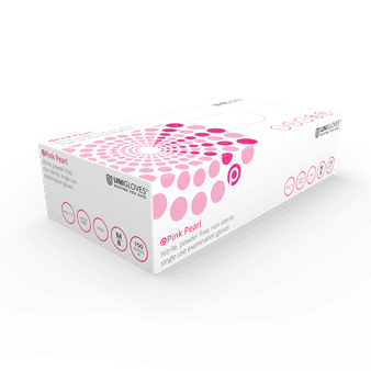 Unigloves Pink Pearl Nitrile Gloves alternative