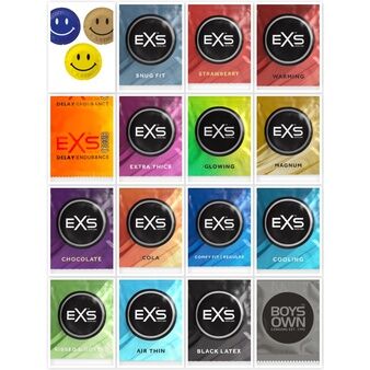 EXS Condoms Mega Mix - Standard Size