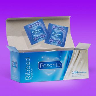 Pasante Ribbed Condoms (144 Pack) alternative