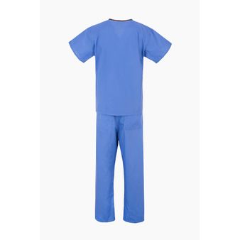 Light Blue NHS Compliant Reversible Scrub Suit Set alternative