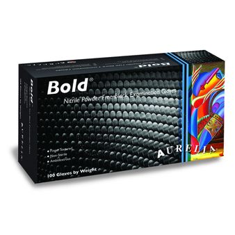 Aurelia Bold Black Nitrile Gloves - Box of 100 alternative