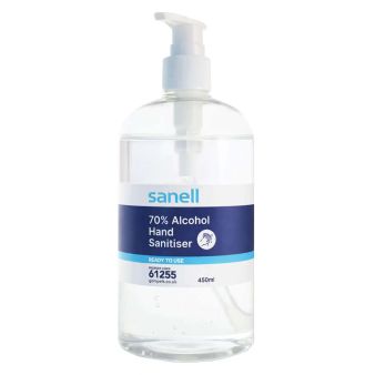 Sanell Alcohol Based Hand Sanitiser Gel (100ml) Bottle