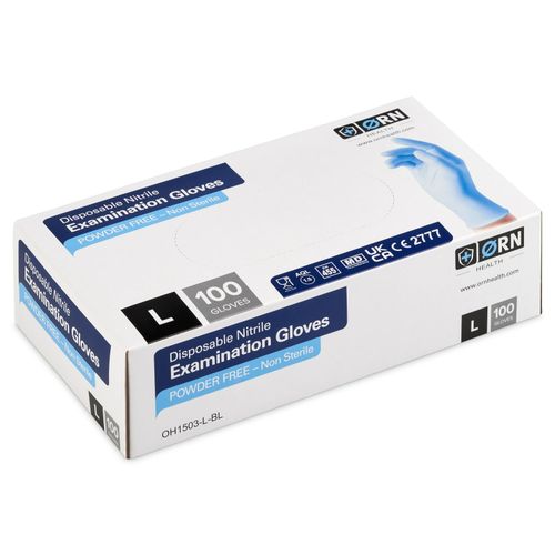 Inspire Nitrile Gloves, HEAVY DUTY 6 Mil Nitrile Disposable Gloves, 100 - View #4