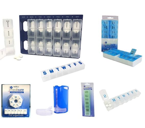 Pill organizers collection