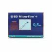 0.5ml BD Micro-Fine 29G Fixed Needle Insulin Syringes - 12.7mm Needle U-100 additional 1