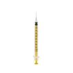 Acufine 30g x 1/2″ (0.33mm x 12mm) Ultra Low Dead Space U-100 Fixed Needle &amp; Syringe Yellow additional 2