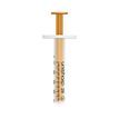Unisharp 1ml 28G Fixed Needle Syringe: Orange (12mm Needle) additional 5