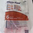 BD Micro-fine 0.5ml, 6mm Insulin Syringe 31g additional 3