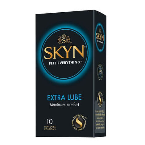 Mates Skyn Extra Lubricated Non Latex Condoms - 10 Pack