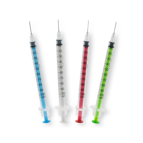 Acufine 29g x 1/2″ (0.33mm x 12mm) U-100 1ml Fixed Needle Insulin Syringe | Ultra Low Dead Space