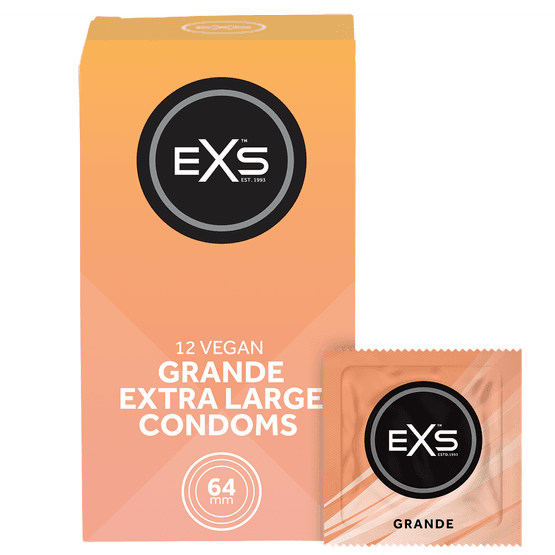 EXS GRANDE 64MM CONDOMS (12PCS)