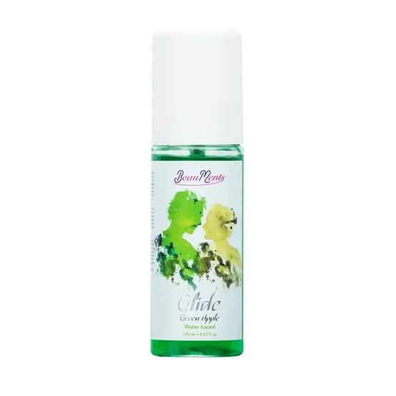 Beauments Glide Water Based Lubricant Green Apple 125ml