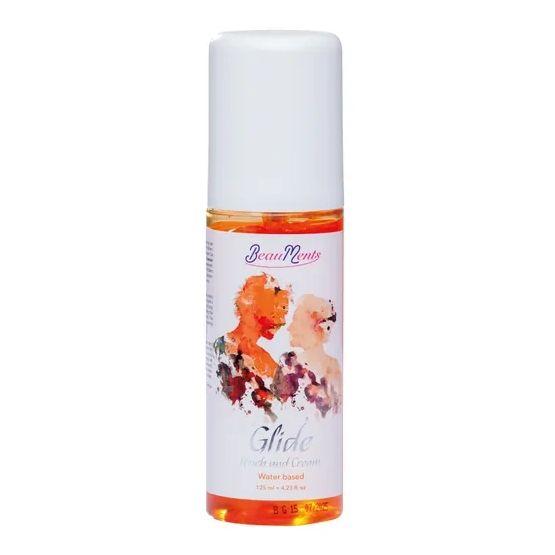 Beauments Glide Water Based Lubricant Peaches &amp; Cream 125ml