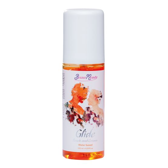 Beauments Glide Water Based Lubricant Peaches &amp; Cream 125ml