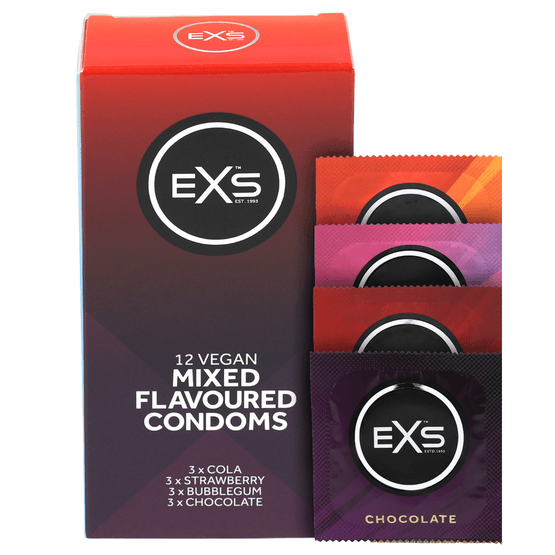 EXS Mixed Flavoured Condoms (12PCS)
