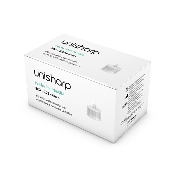 Unisharp 32G 4mm Insulin Pen Needle