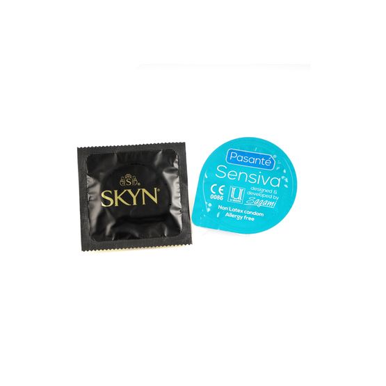 Latex Free Condom Combo Mates Skyn & Pasante Sensiva from £5.44